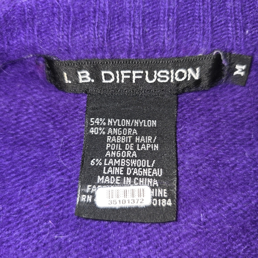 VTG IB Diffusion Pullover Sweater Size Medium Nyl… - image 12